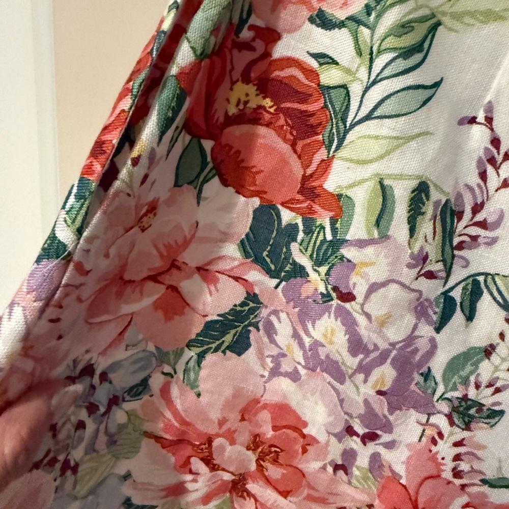 Zimmermann White Floral Shorts with belt and scalloped detail - Picture 7 of 15